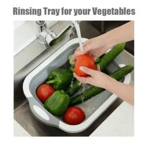 Cutting and washing board